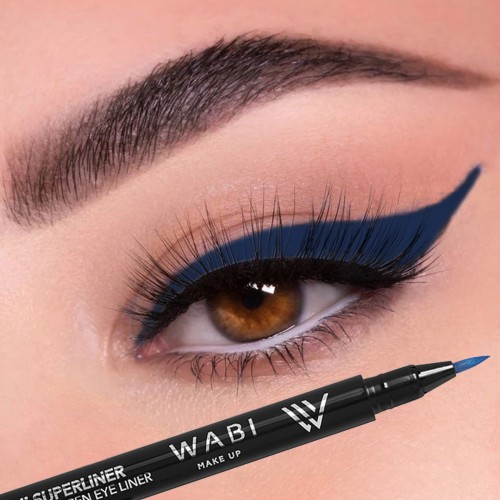 WABI Mini Superliner - Pen Eyeliner Blue N.40