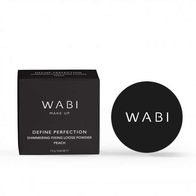 WABI Define Perfection Shimmering Loose Powder - Peach